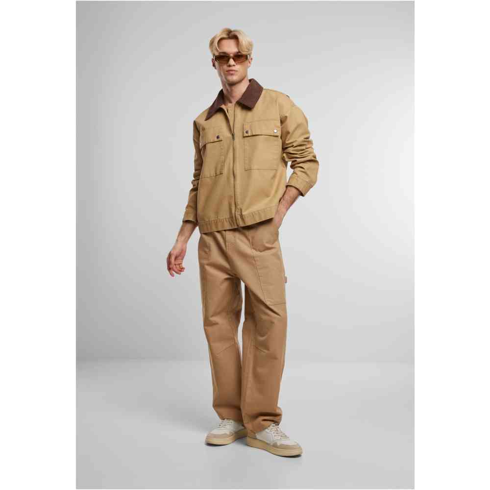 Urban Classics - Workwear Cotton Jacket - Beige